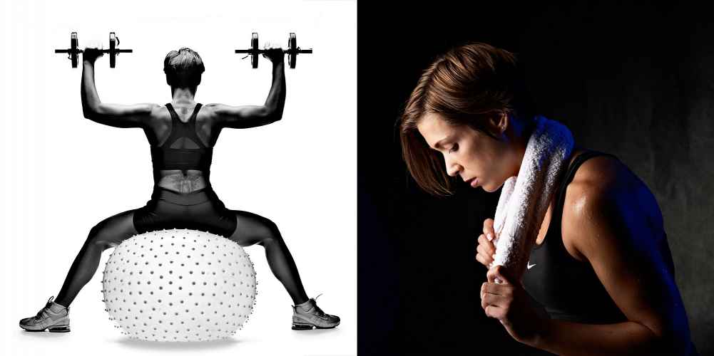 fitness woman working out