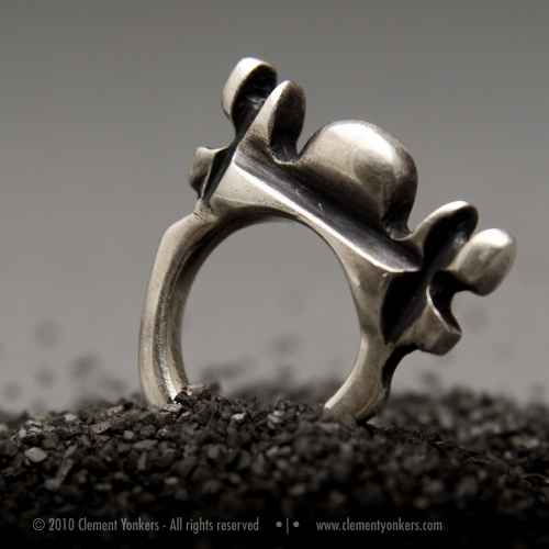 hand crafted metal ring jewelry