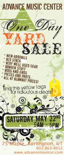 Yard sale ad portfolio item