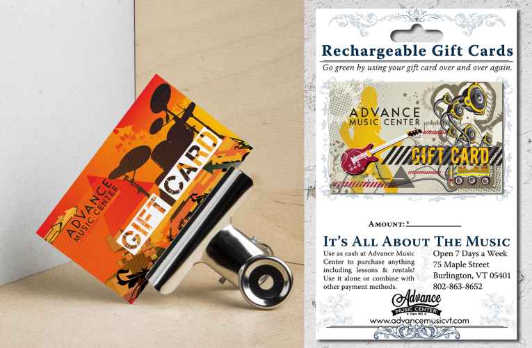 Advance Music gift card