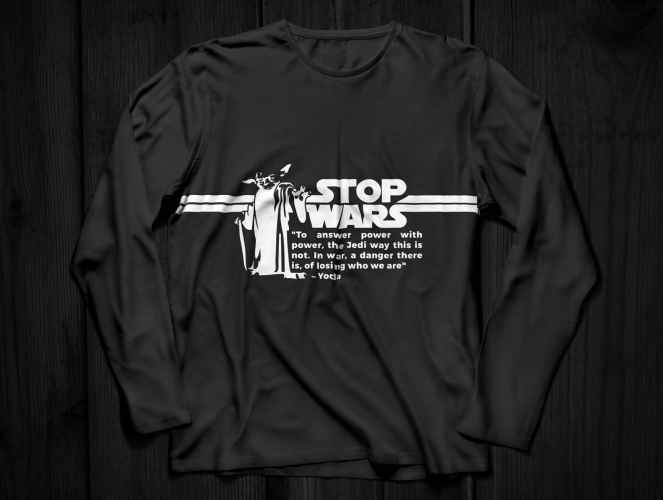 Anti War long sleeve shirt